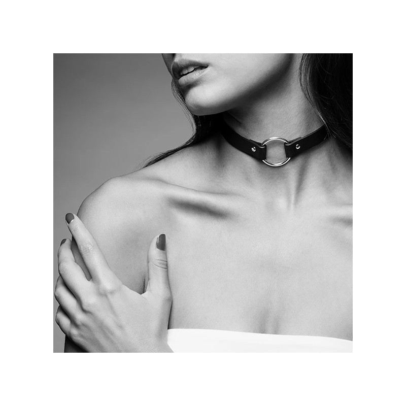 Obroża - Bijoux Indiscrets Maze Single Choker Black